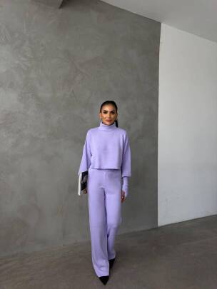 JOHN Triko Takım - 9907 - Mor - MAXMOOR