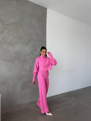 JOHN Triko Takım - 9907 - Pembe - MAXMOOR