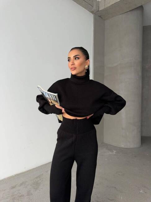 JOHN Triko Takım - 9907 - Siyah - 2