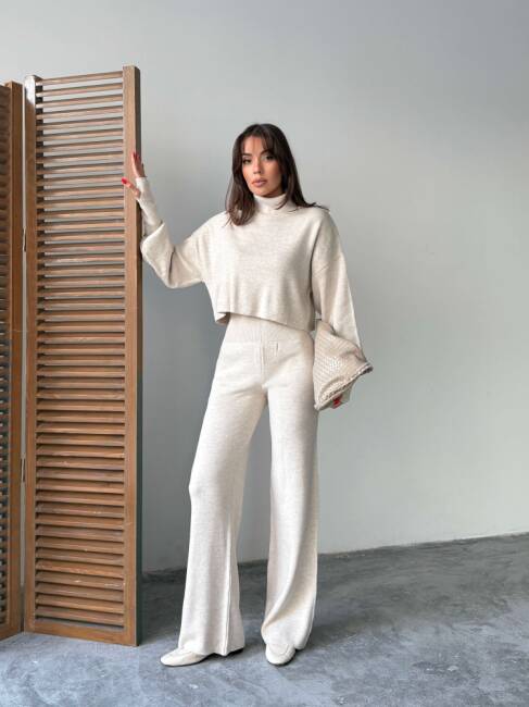 JOHN Triko Takım 9907 - Taş - 4