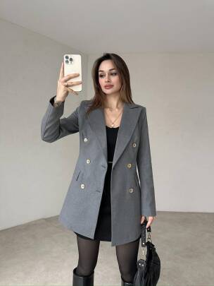 LAURA Ceket 9904 - Antrasit - MAXMOOR