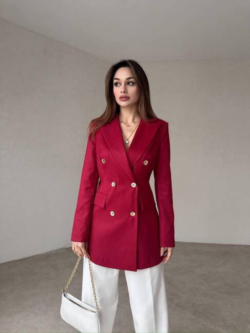 LAURA Ceket 9904 - Kırmızı - 1