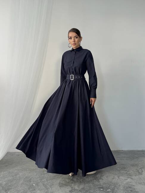 MARY Elbise 1241 - Lacivert - 1