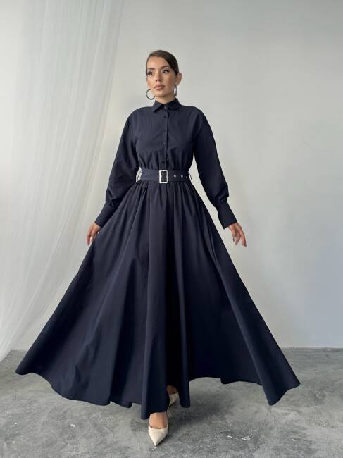 MARY Elbise 1241 - Lacivert - 2