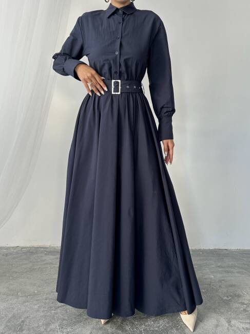 MARY Elbise 1241 - Lacivert - 4