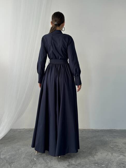 MARY Elbise 1241 - Lacivert - 5