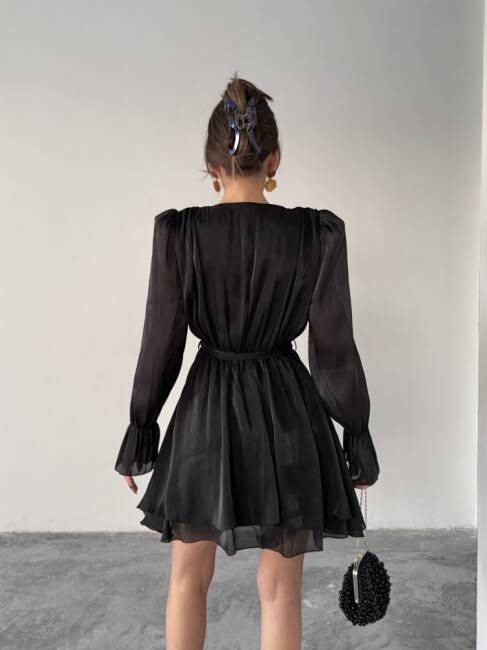 MİRELLE Mini Elbise 1298 - Siyah - 4