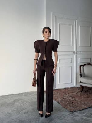 MONİE Vatka Detay Takım 2299 - Acı Kahve - MAXMOOR