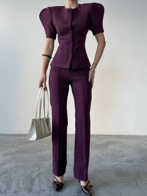 MONİE Vatka Detay Takım 2299 - Mor - 6