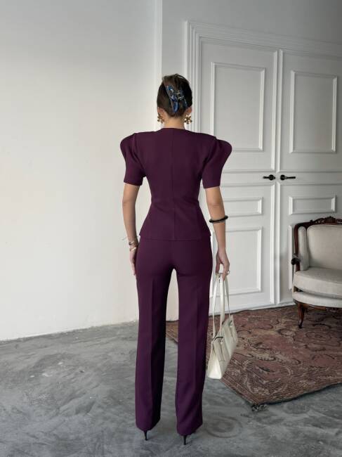 MONİE Vatka Detay Takım 2299 - Mor - 7