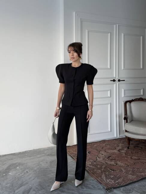 MONİE Vatka Detay Takım 2299 - Siyah - 1