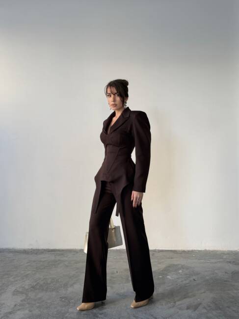 NİCOL 3 Lü Takım 2300 - Acı Kahve - 2