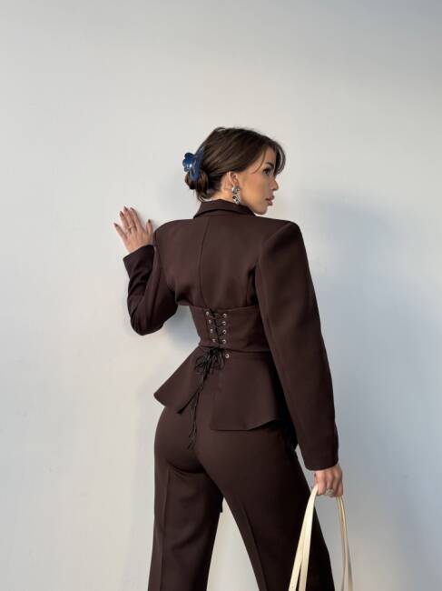 NİCOL 3 Lü Takım 2300 - Acı Kahve - 6