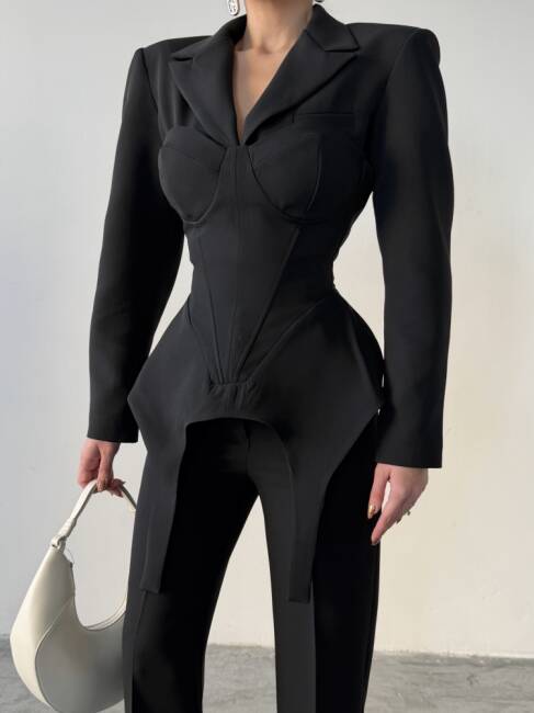 NİCOL 3 Lü Takım 2300 - Siyah - 2