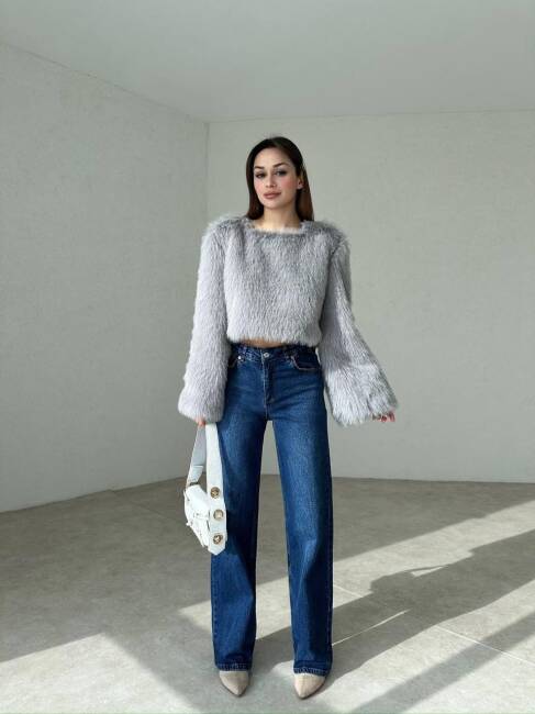 NİKOLA Bluz 3013 - Gri - 2