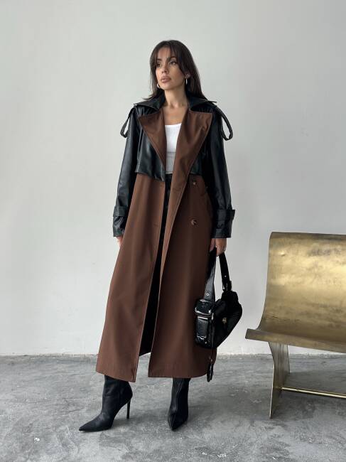 PENRY Trençkot 5276 - Kahverengi - 2