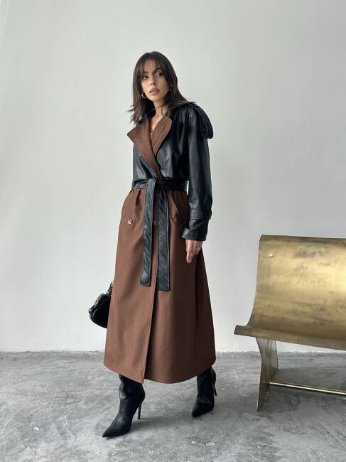 PENRY Trençkot 5276 - Kahverengi - 7