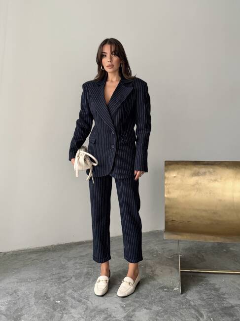 PİNE Ceket Pantolon Takım 2270 - Lacivert - 2