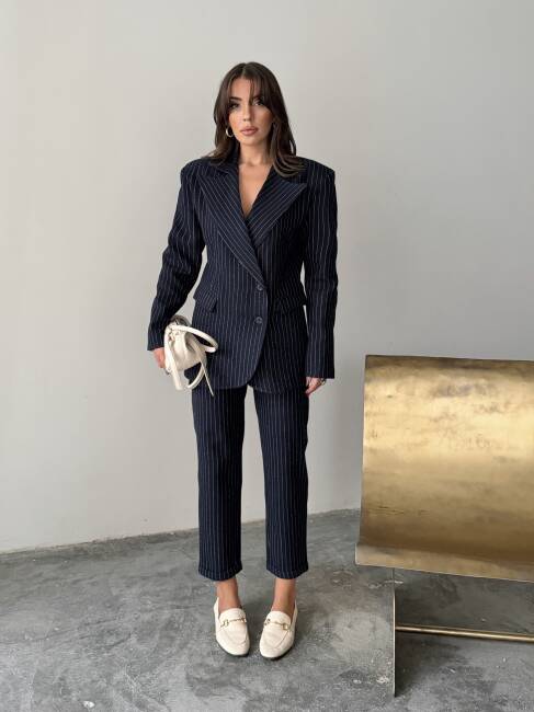 PİNE Ceket Pantolon Takım 2270 - Lacivert - 5