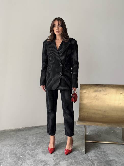PİNE Ceket Pantolon Takım 2270 - Siyah - 1