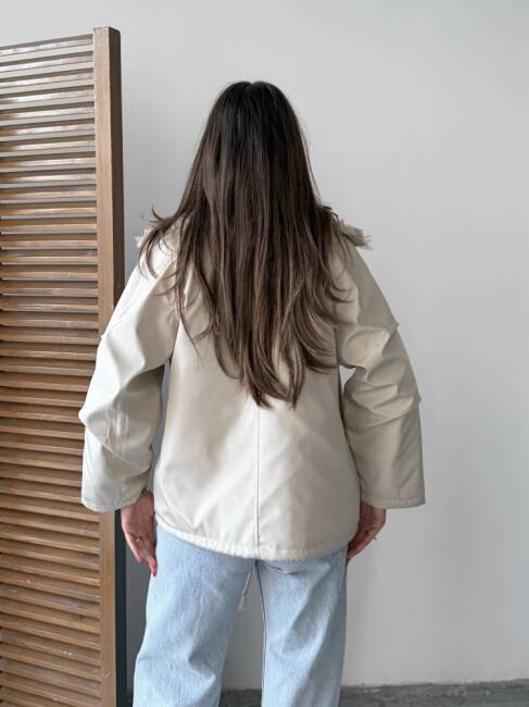 SİPET Kısa Ceket 5287 - Bej - 3