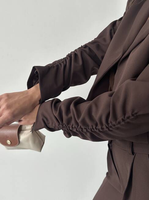 THEBOOM Ceket Pantolon Takım 2098 - Acı Kahve - 7