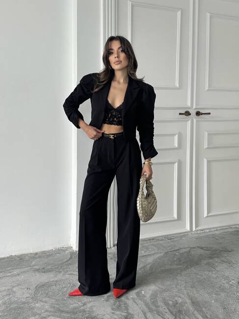 THEBOOM Ceket Pantolon Takım 2098 - Siyah - 3