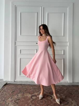 Viera Elbise Pudra- 256-S-1133 - MAXMOOR