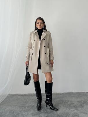 WİLLİAM Trençkot 2118 - Bej - MAXMOOR