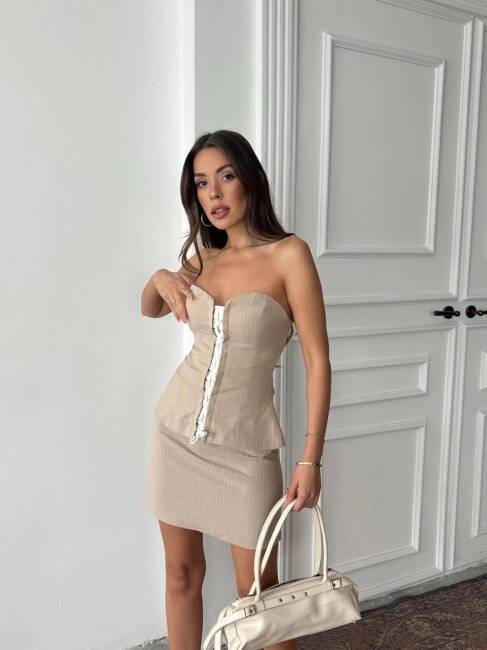 Wilya Takım Bej - 245-A-2170 - 5