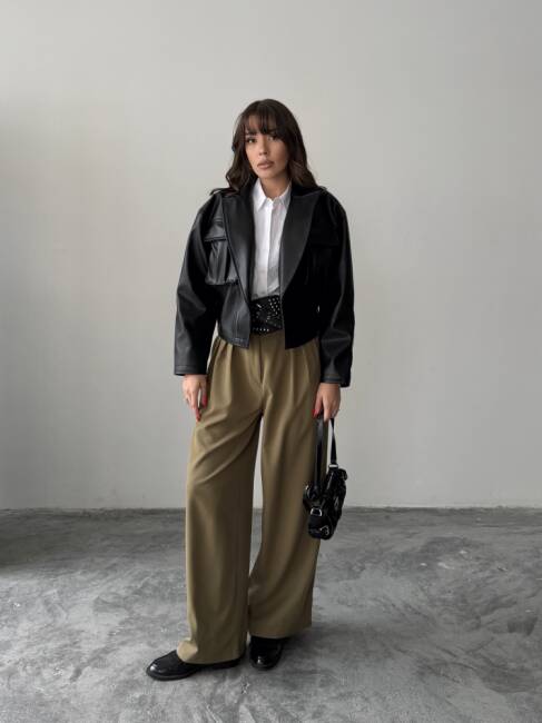 OWEN Deri Ceket 3093 - Siyah - 1