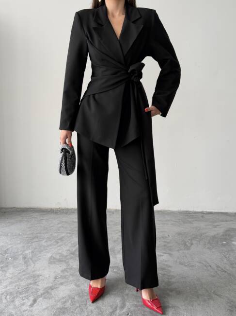 ZOEY Ceket Pantolon Takım 3092 - Siyah - 2